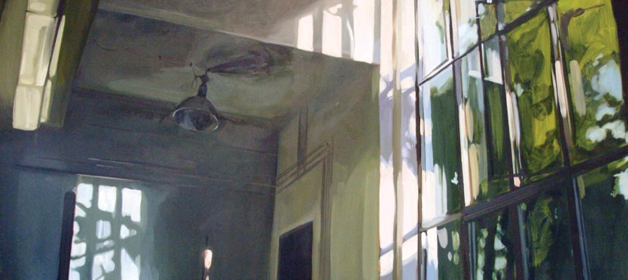 <b>SZABÓ Franciska | Az orgonakészítés emlékére (2010) | 190×250 cm, olaj, vászon | AMA BOOK II. | részlet</b>